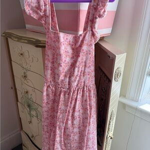 Cat & Jack Pink Floral Kids Dress